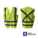 Chaleco de Señalizacion Verde con Cintas Reflectivas