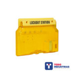 Estación De Bloqueo Con Tapa en Policarbonato