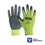 Guante Foam Nitrilo Amarillo HVGris