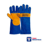 Guante Soldador Azul - Naranja
