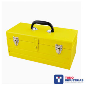 Caja portaherramientas metálica amarilla 23″ x 9″ x 7″.jpg