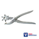 Pinza sacabocados con 6 medidas de perforación