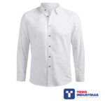 CAMISA OXFORD BLANCA MANGA LARGA