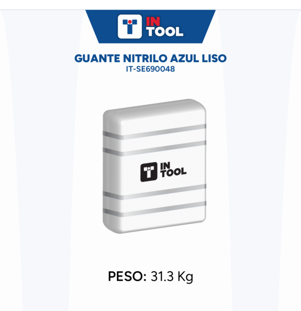 Guante de Nitrilo Liso – Lona x 240 unidades - Image 2